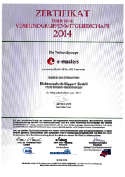 e-masters MitgliedschaftZertifikat A